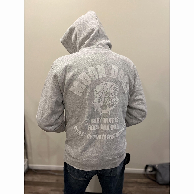 MOON DOGS パーカー（Wジップアップ) アッシュ IKURA SITE